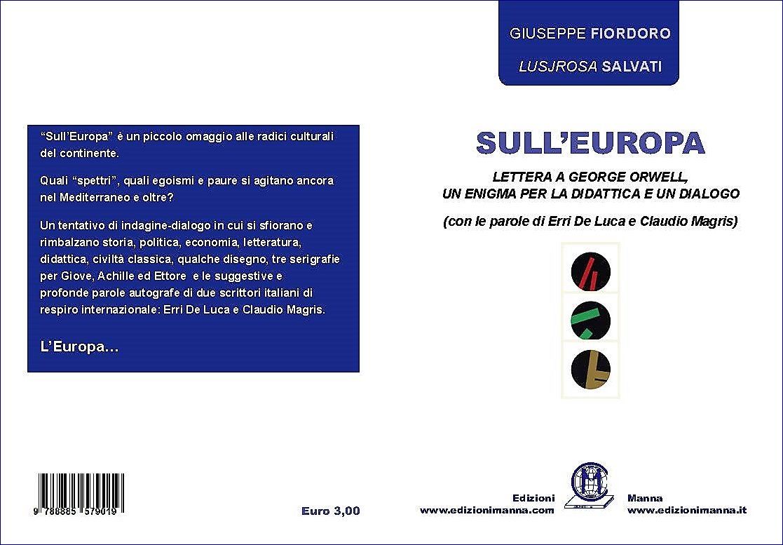 Manna Edizioni Scolastica Sull'Europa libro Erri De Luca