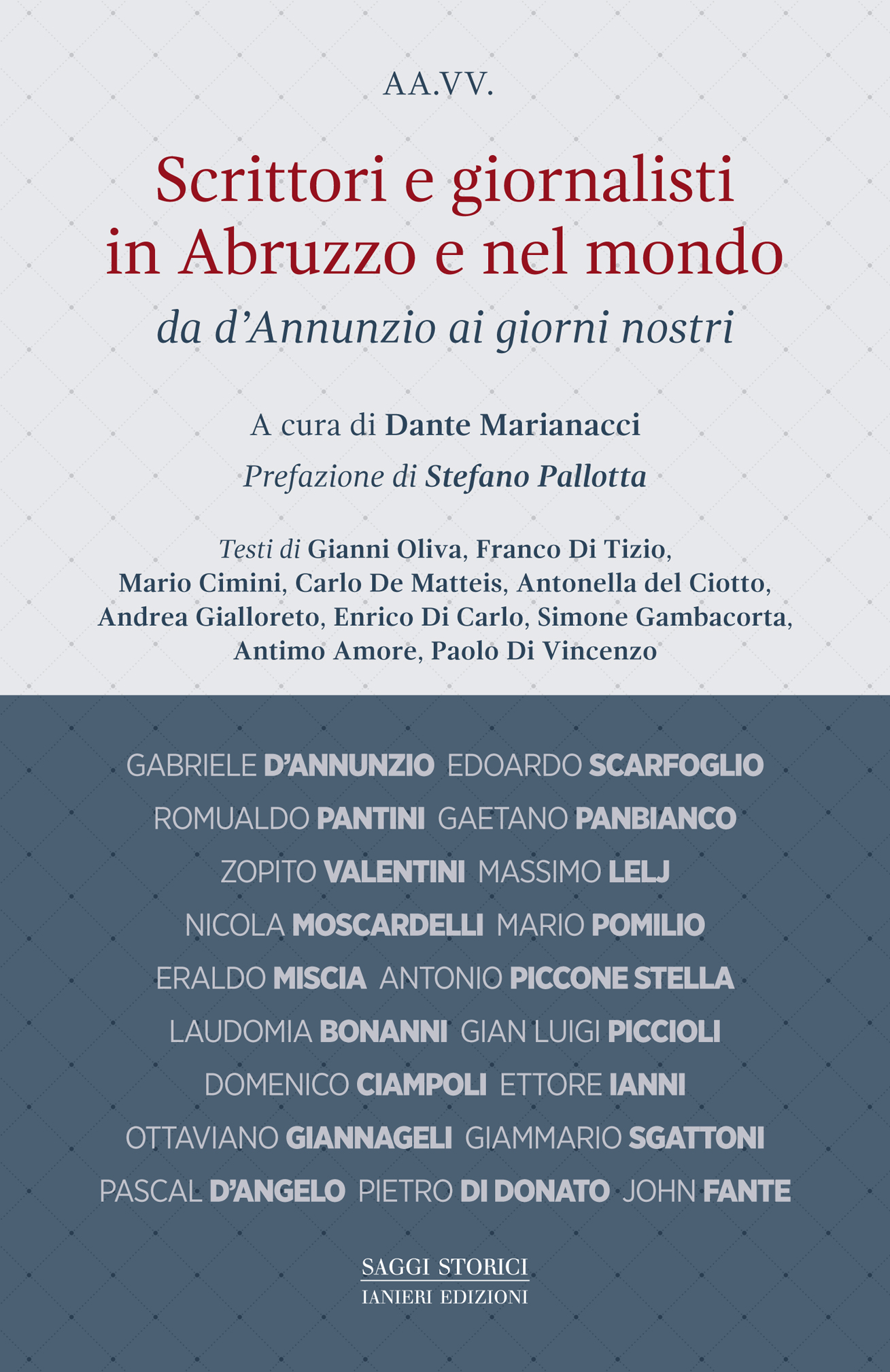 Ianieri Saggistica Scrittori e giornalisti in Abruzzo saggio
