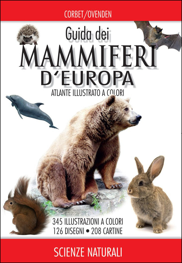 Ricca Editore Mammiferi Guida dei mammiferi d'Europa libro tracce