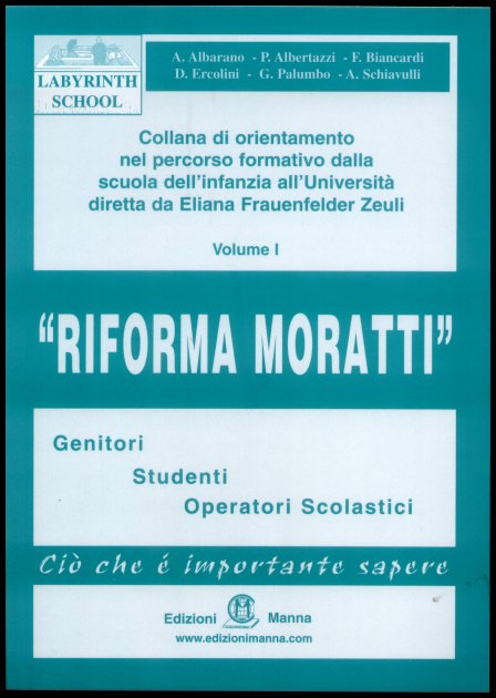 Manna Edizioni Scolastica Riforma Moratti libro scuola guida