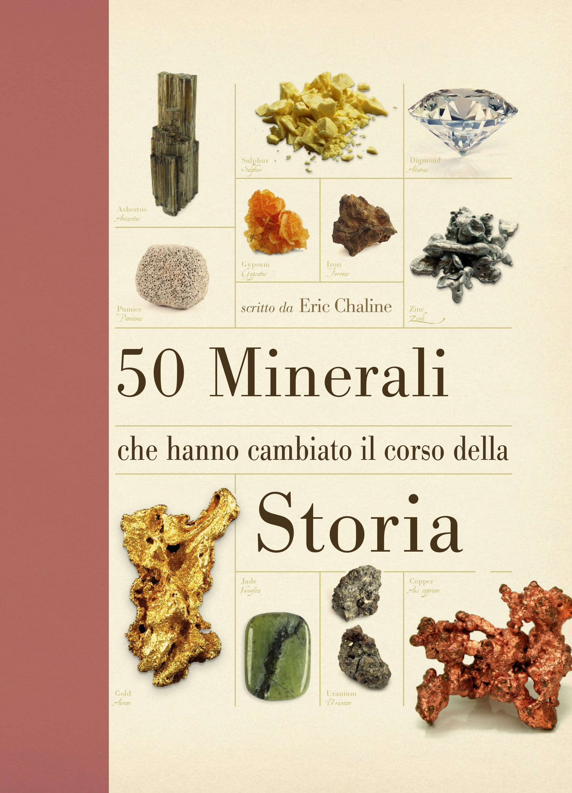 Ricca Storia e Natura 50 minerali libro saggistica storia