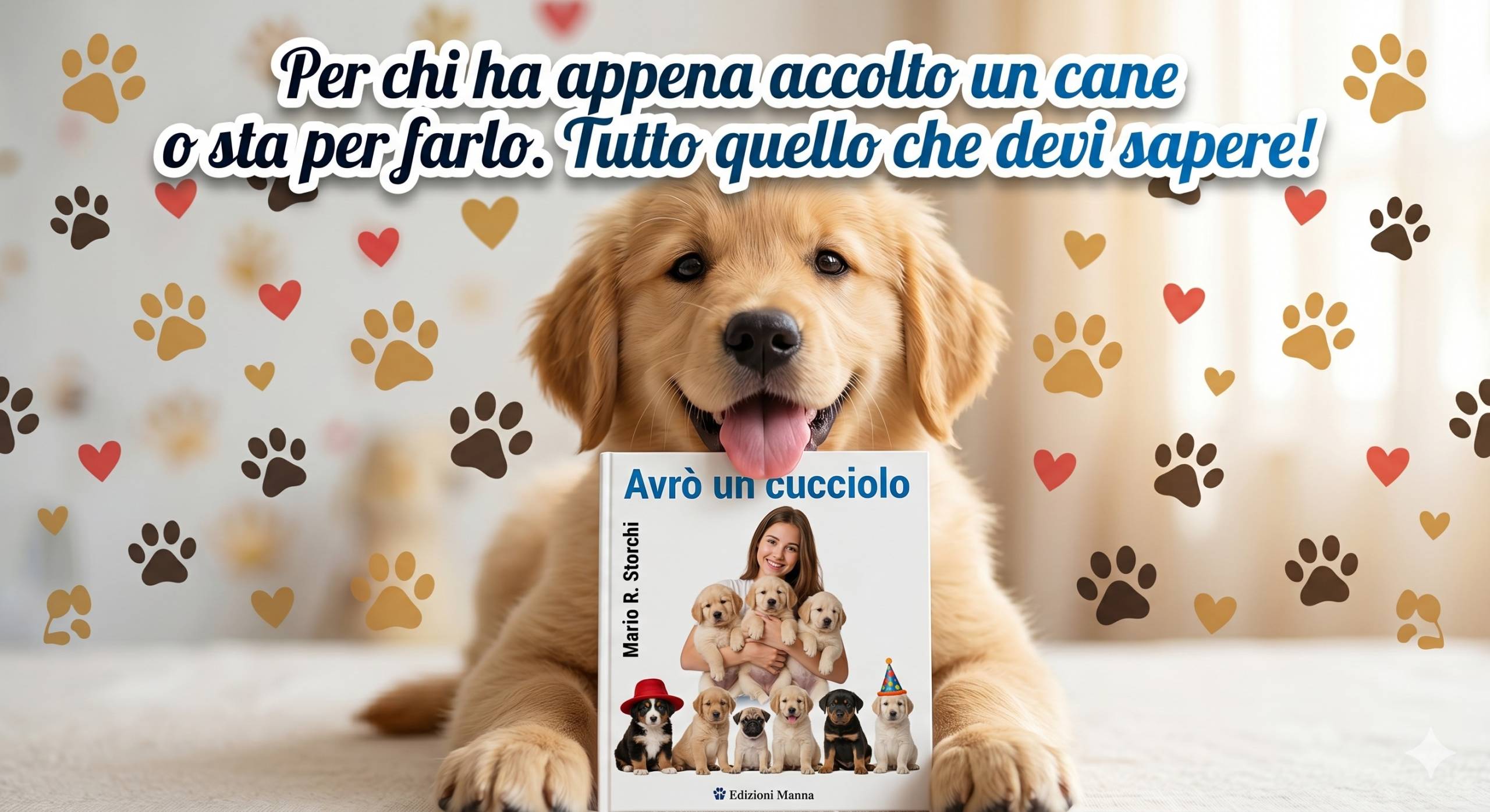 Manna Edizioni Cani Avrò un cucciolo libro razza alimentazione