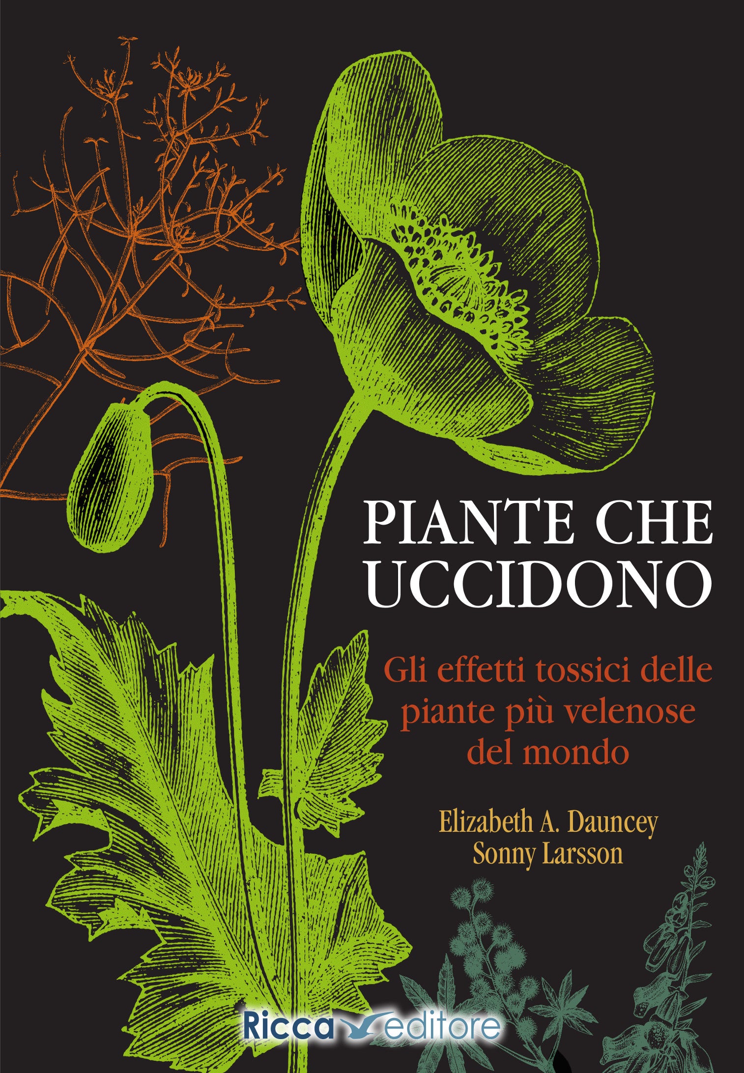 Ricca Editore Piante che uccidono libro piante velenose illustrato