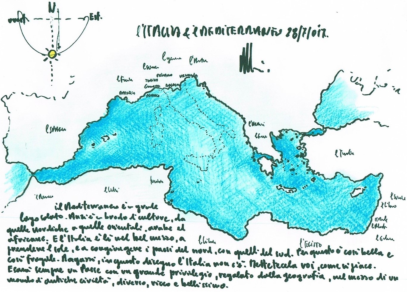 Manna Edizioni Scolastica Sull'Europa libro Erri De Luca