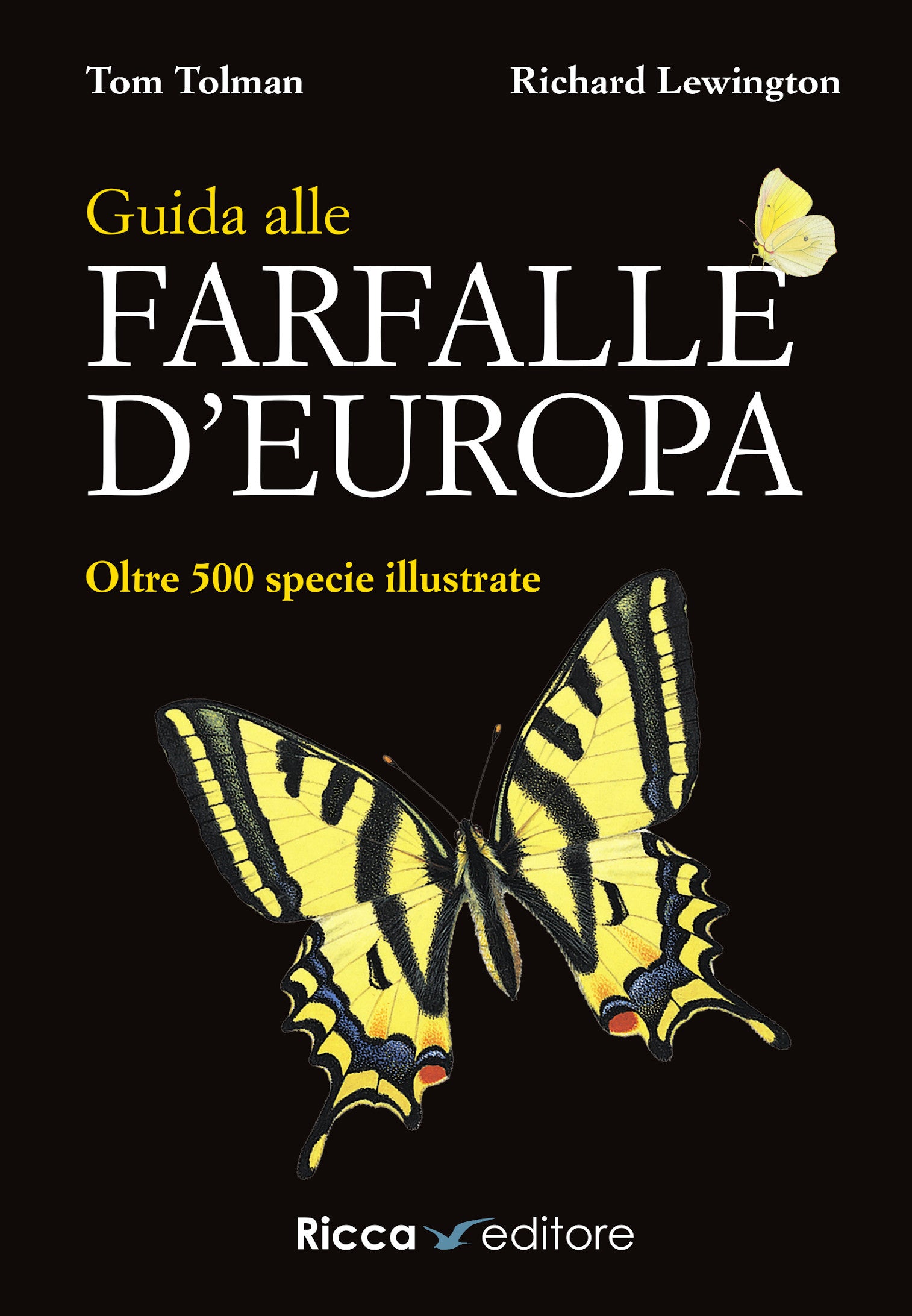 Ricca Editore Insetti Guida alle farfalle d'Europa libro 500 specie