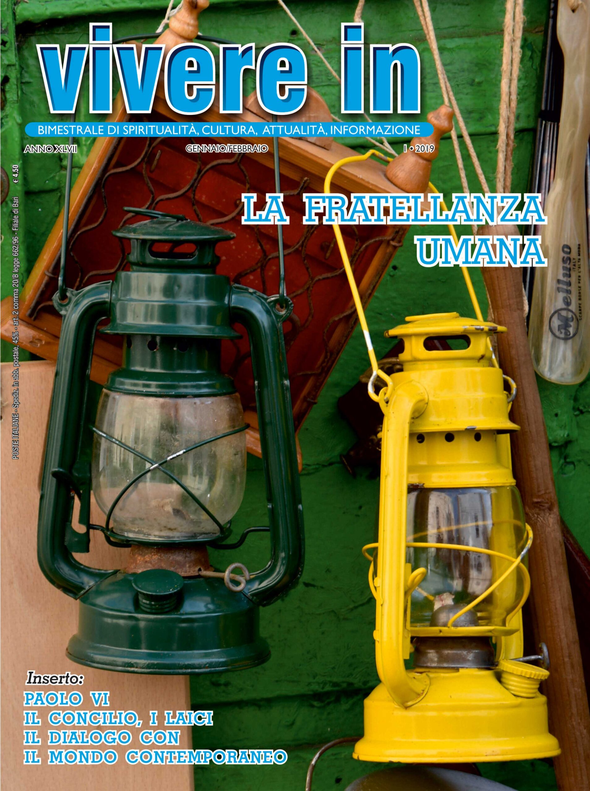 Vivere In 1/2019 La fratellanza umana rivista bimestrale