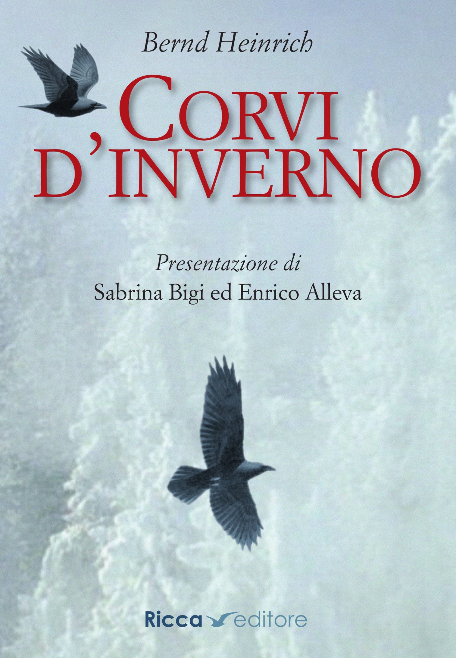Ricca Editore Corvi d'inverno libro birdwatching corvo imperiale