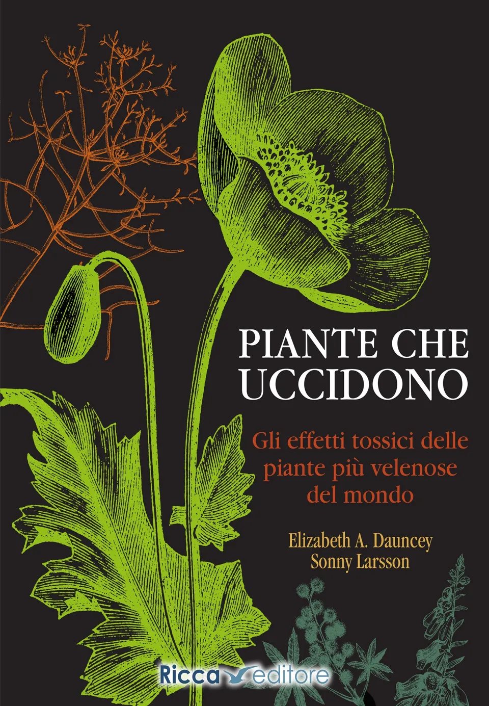 Ricca Editore Piante che uccidono libro piante velenose illustrato