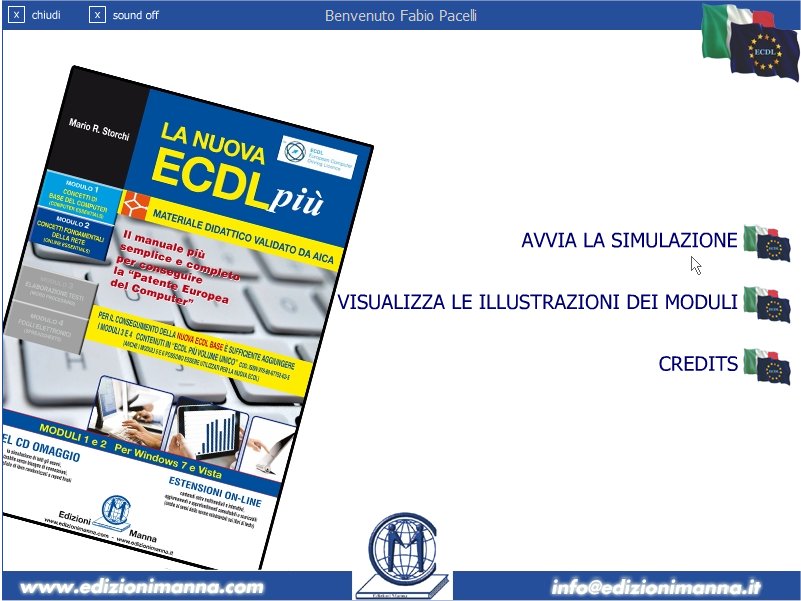 Manna Edizioni Nuova ECDL più libro Windows 7 Office 2010 con CD