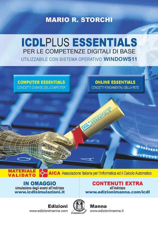 Manna ICDL Plus Essentials manuale certificazione