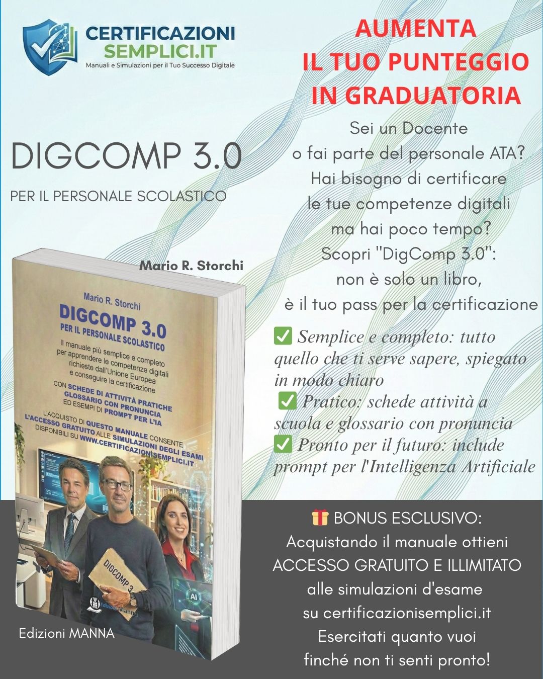 Manna DigComp 3.0 personale scolastico manuale II Edizione IA