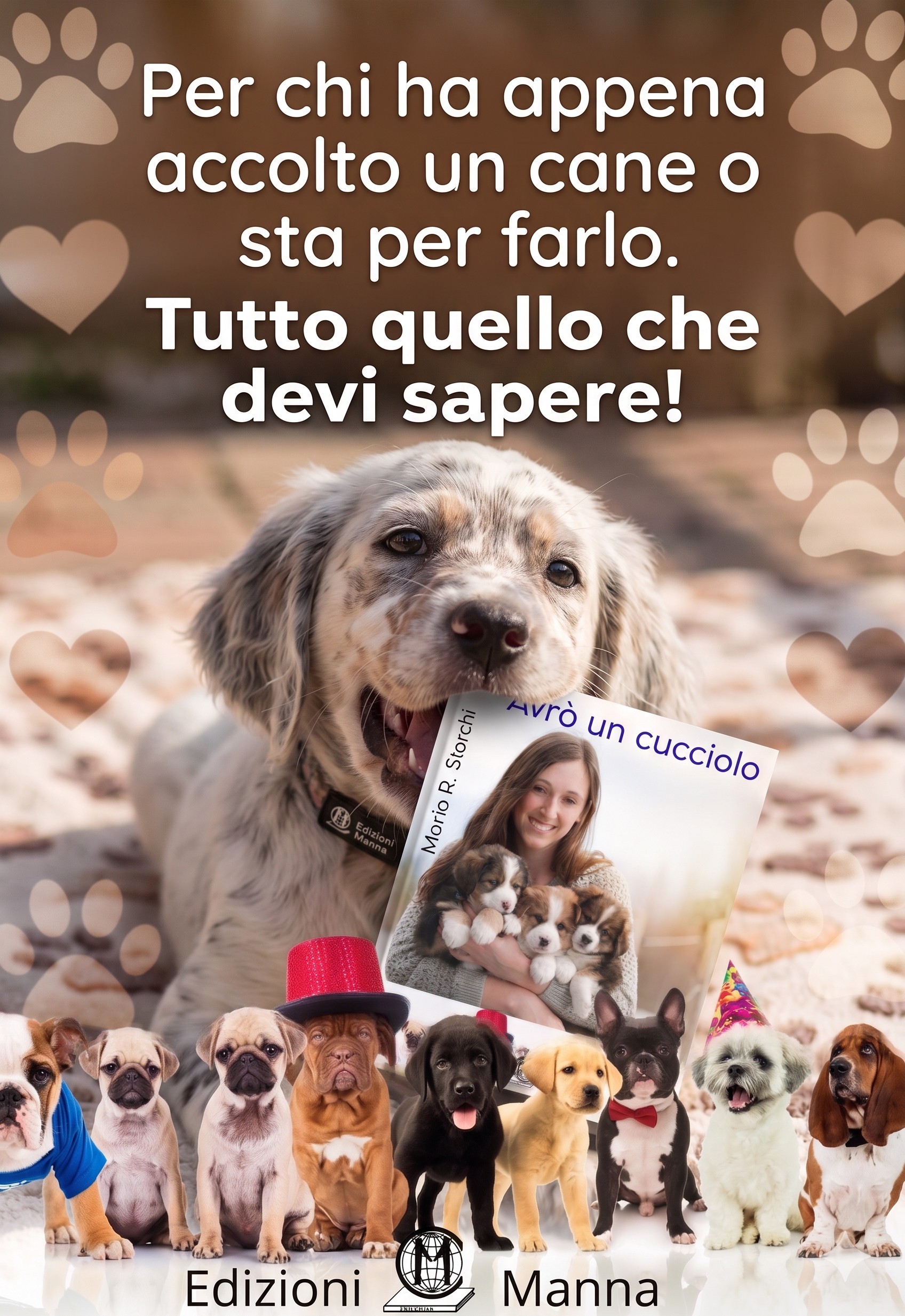 Manna Edizioni Cani Avrò un cucciolo libro razza alimentazione