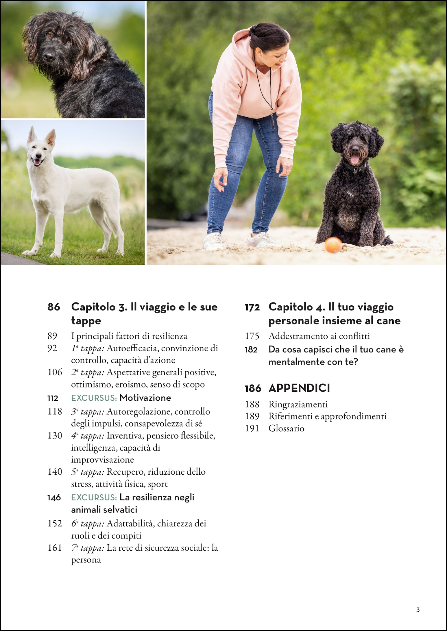 Ricca Editore La resilienza nei cani libro gestione stress conflitti