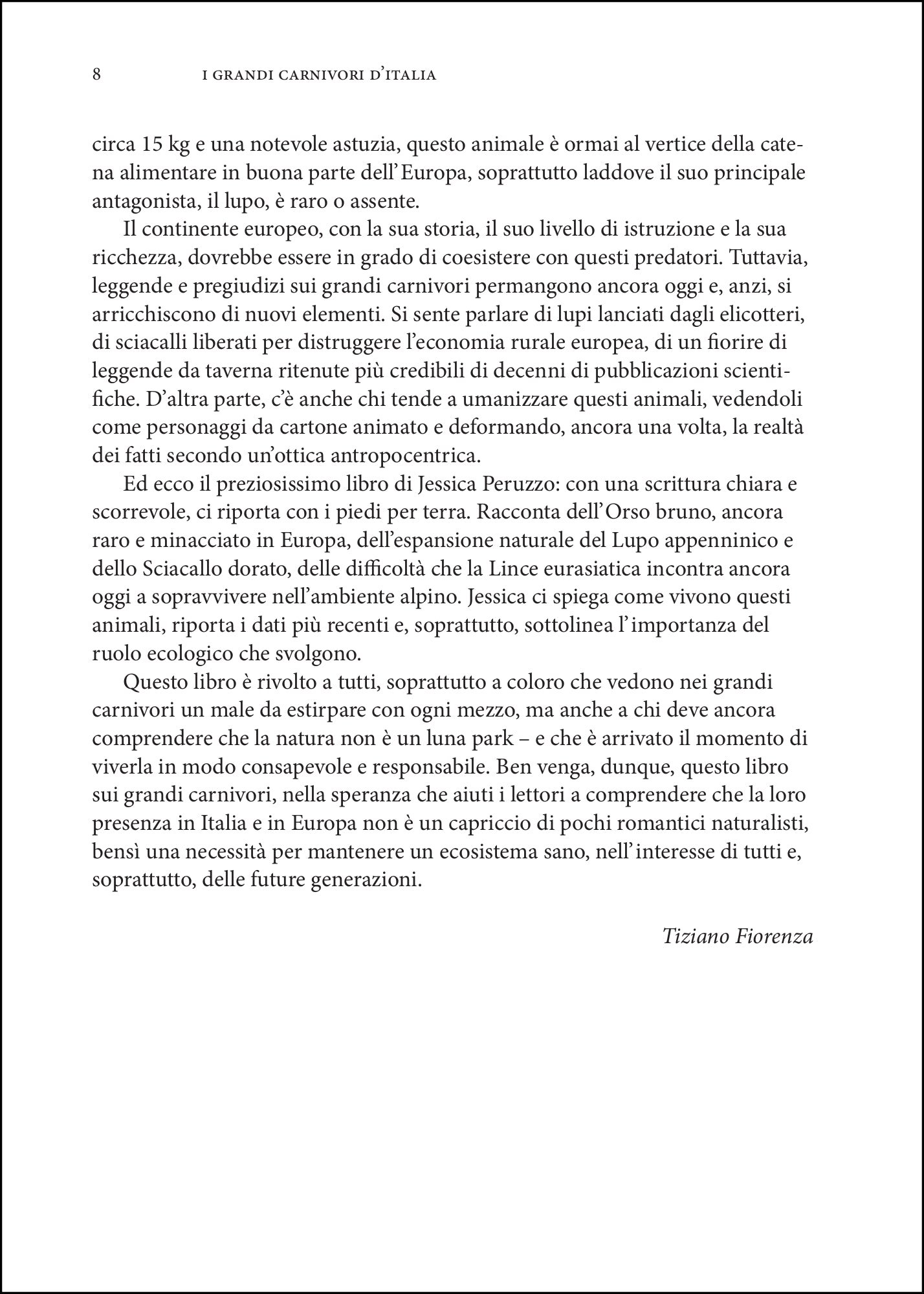 Ricca Editore I grandi carnivori d'Italia libro orso lupo lince