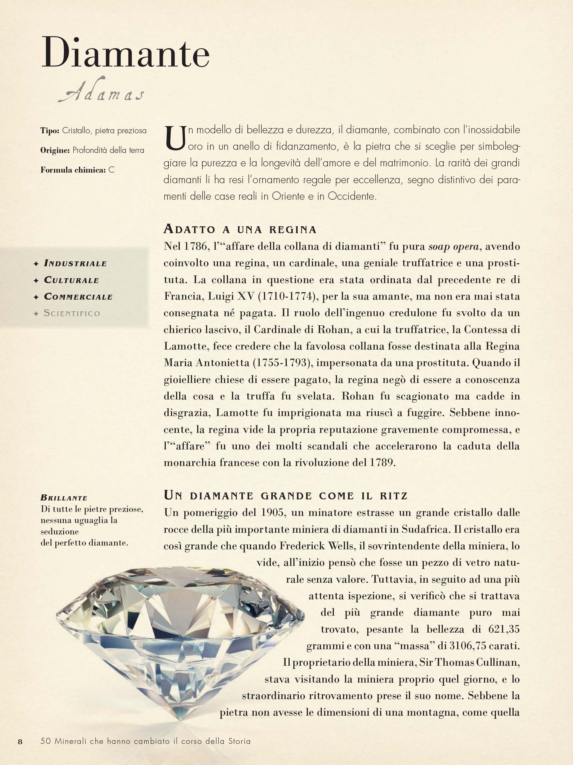 Ricca Storia e Natura 50 minerali libro saggistica storia