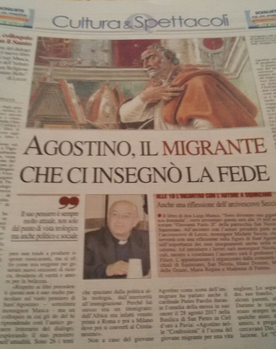 Viverein Testimoni Sono diventato gigantesca domanda libro Agostino