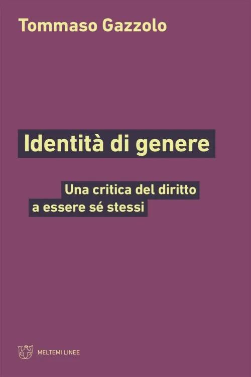 Meltemi Linee Identità di genere libro saggio gender