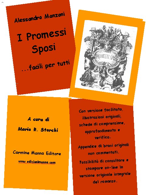 Manna Edizioni Narrativa I Promessi Sposi facili libro scuola