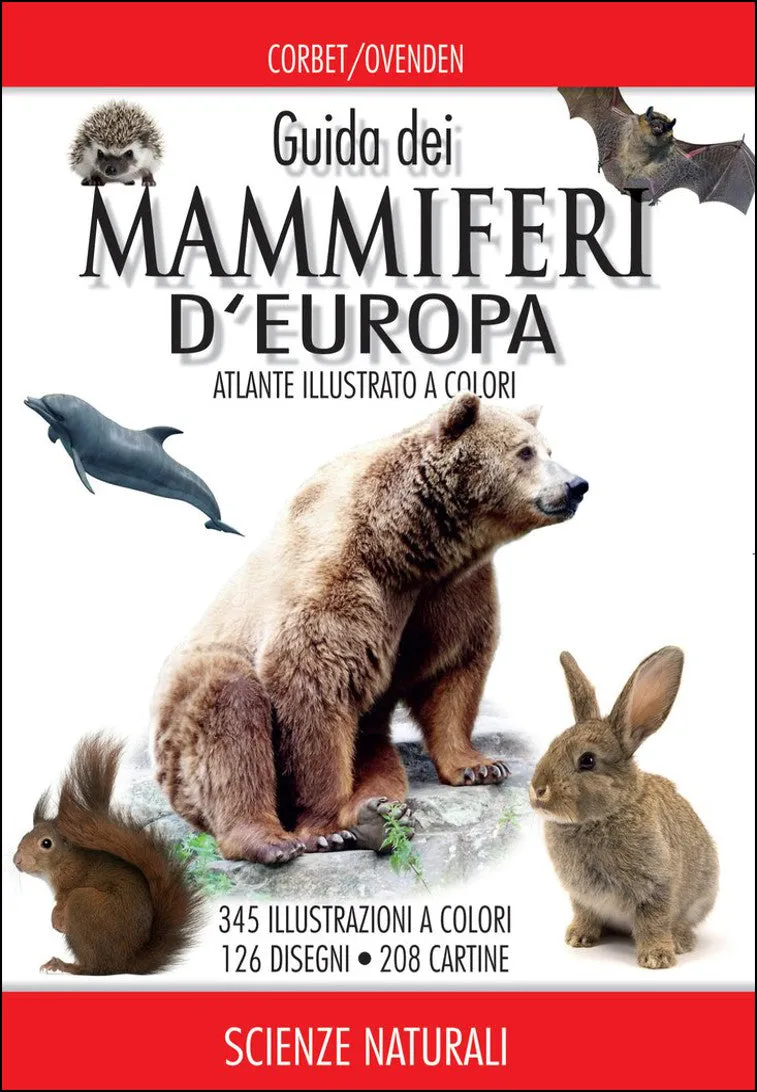 Ricca Editore Mammiferi Guida dei mammiferi d'Europa libro tracce