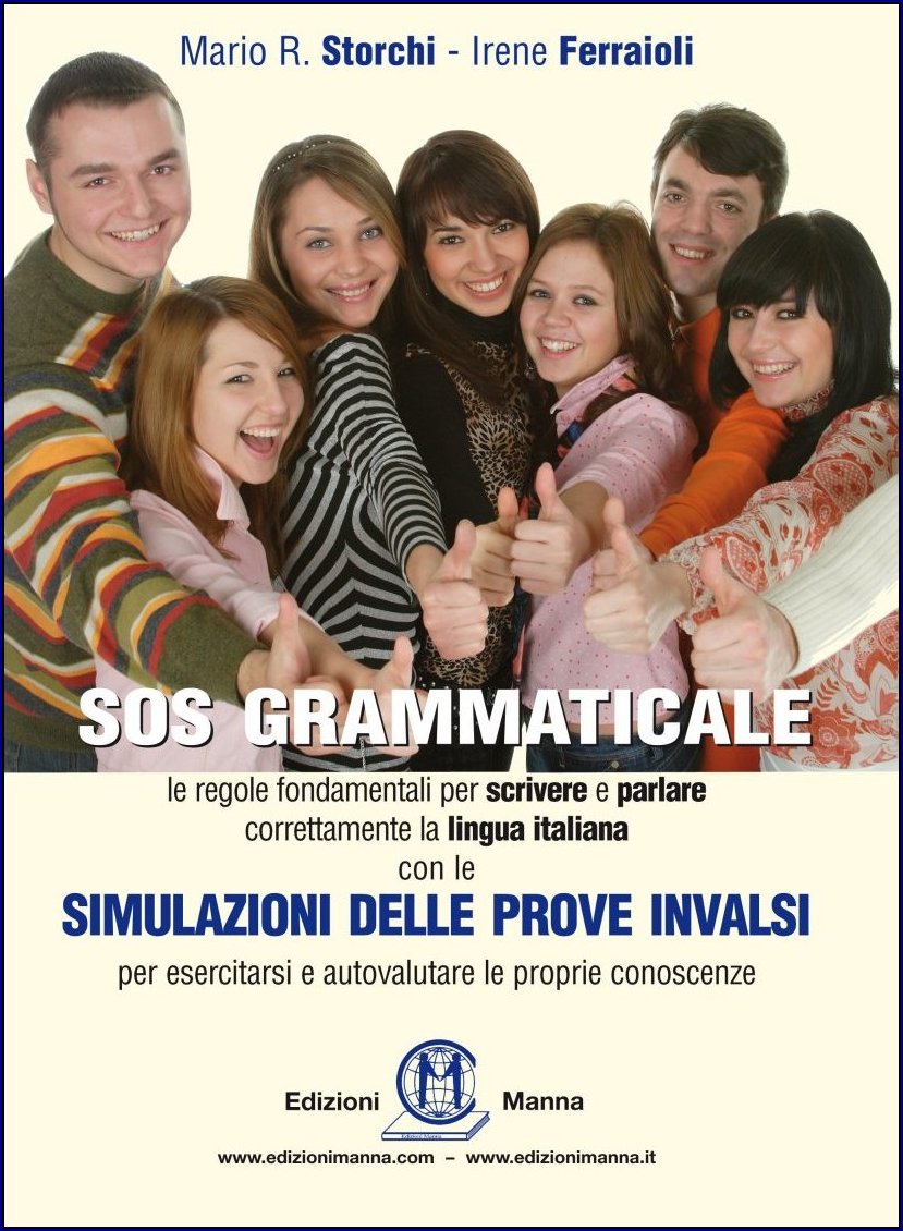 Manna Edizioni SOS grammaticale libro grammatica INVALSI