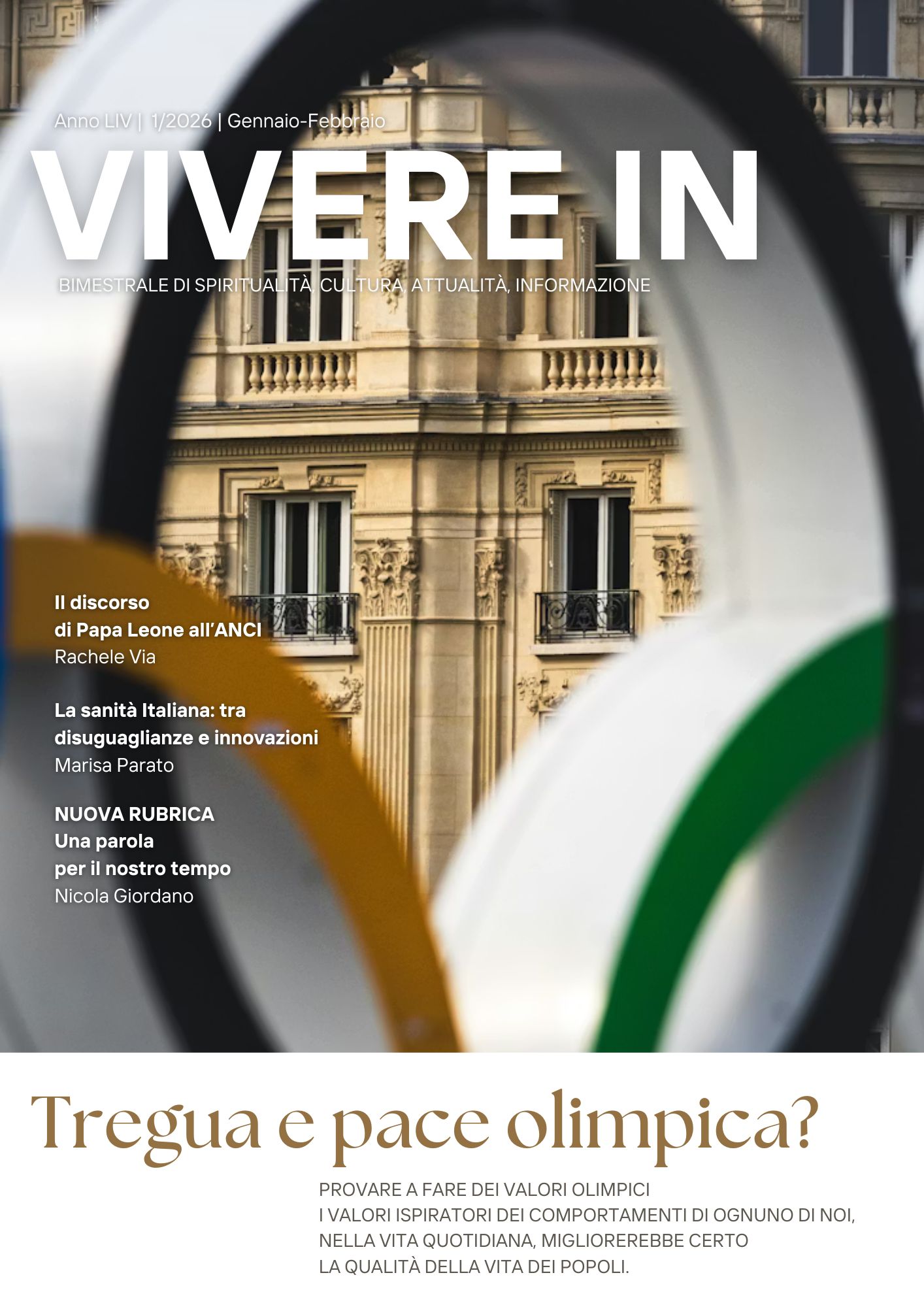 VivereIn Rivista Bimestrale Vivere In 1/2026 numero