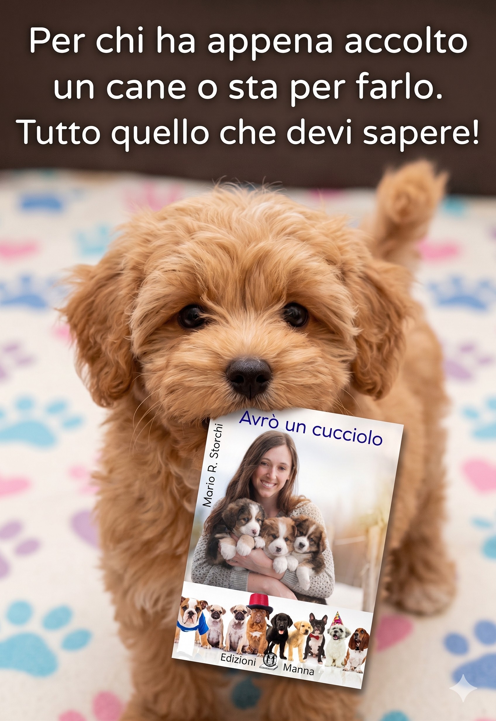Manna Edizioni Cani Avrò un cucciolo libro razza alimentazione