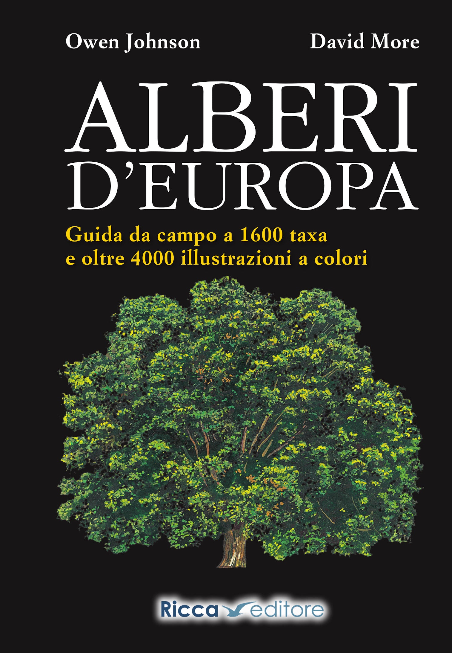 Ricca Editore Alberi d'Europa guida botanica 1600 taxa illustrata
