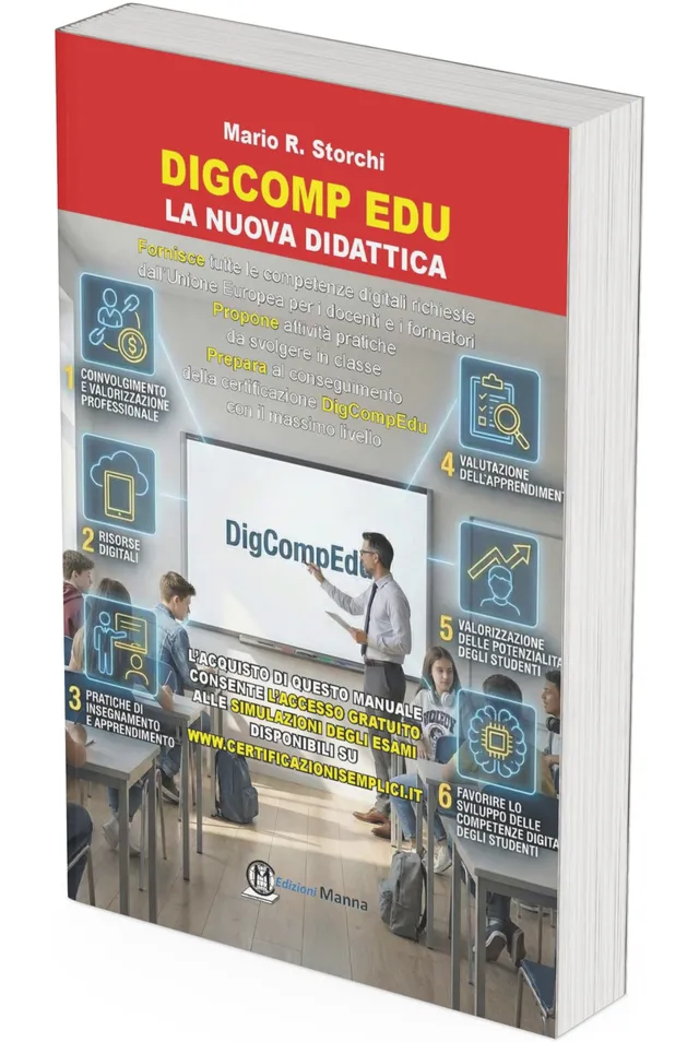 Manna Edizioni CIAD/DIGCOMP DigCompEdu manuale docenti