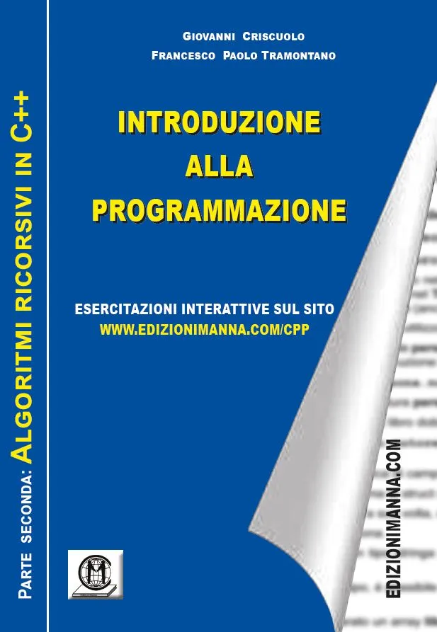 Manna Edizioni Introduzione programmazione Algoritmi ricorsivi C++ libro