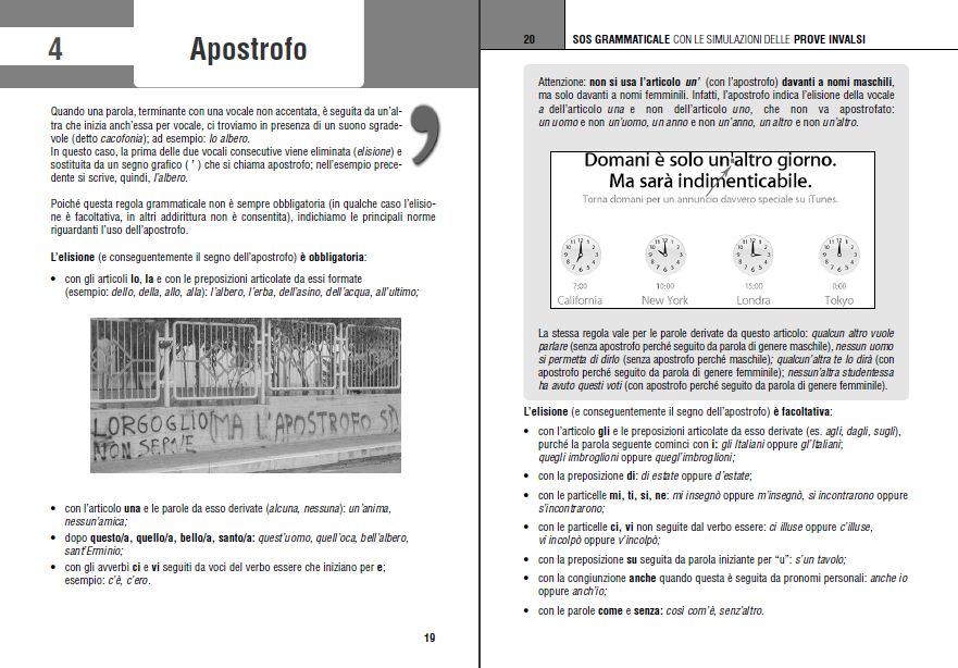 Manna Edizioni SOS grammaticale libro grammatica INVALSI