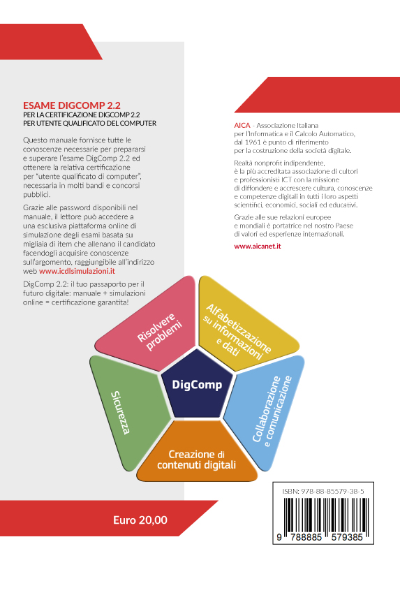 Manna CIAD Esame DigComp 2.2 manuale certificazione simulazioni