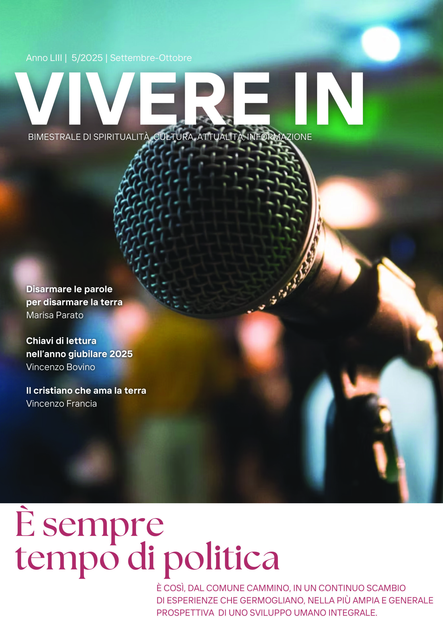 VivereIn Edizioni Vivere In 5/2025 rivista bimestrale cattolica