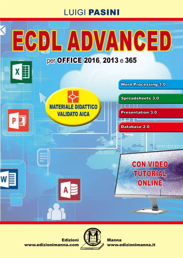 Manna Edizioni ECDL Advanced libro Advanced Word Excel Syllabus 3.0