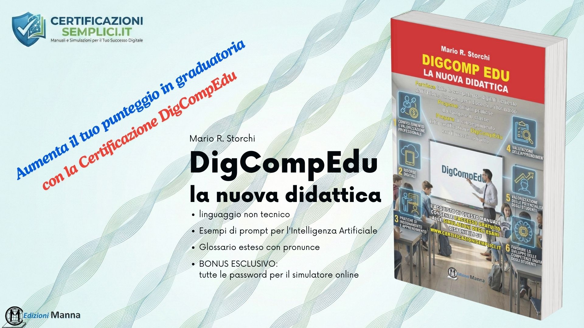 Manna Edizioni CIAD/DIGCOMP DigCompEdu manuale docenti