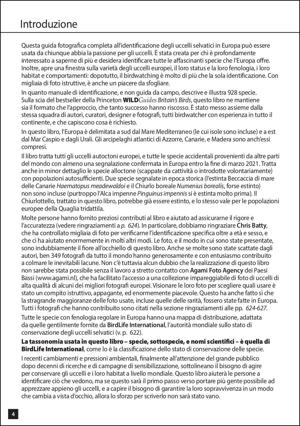 Ricca Editore Uccelli d'Europa guida identificazione 928 specie