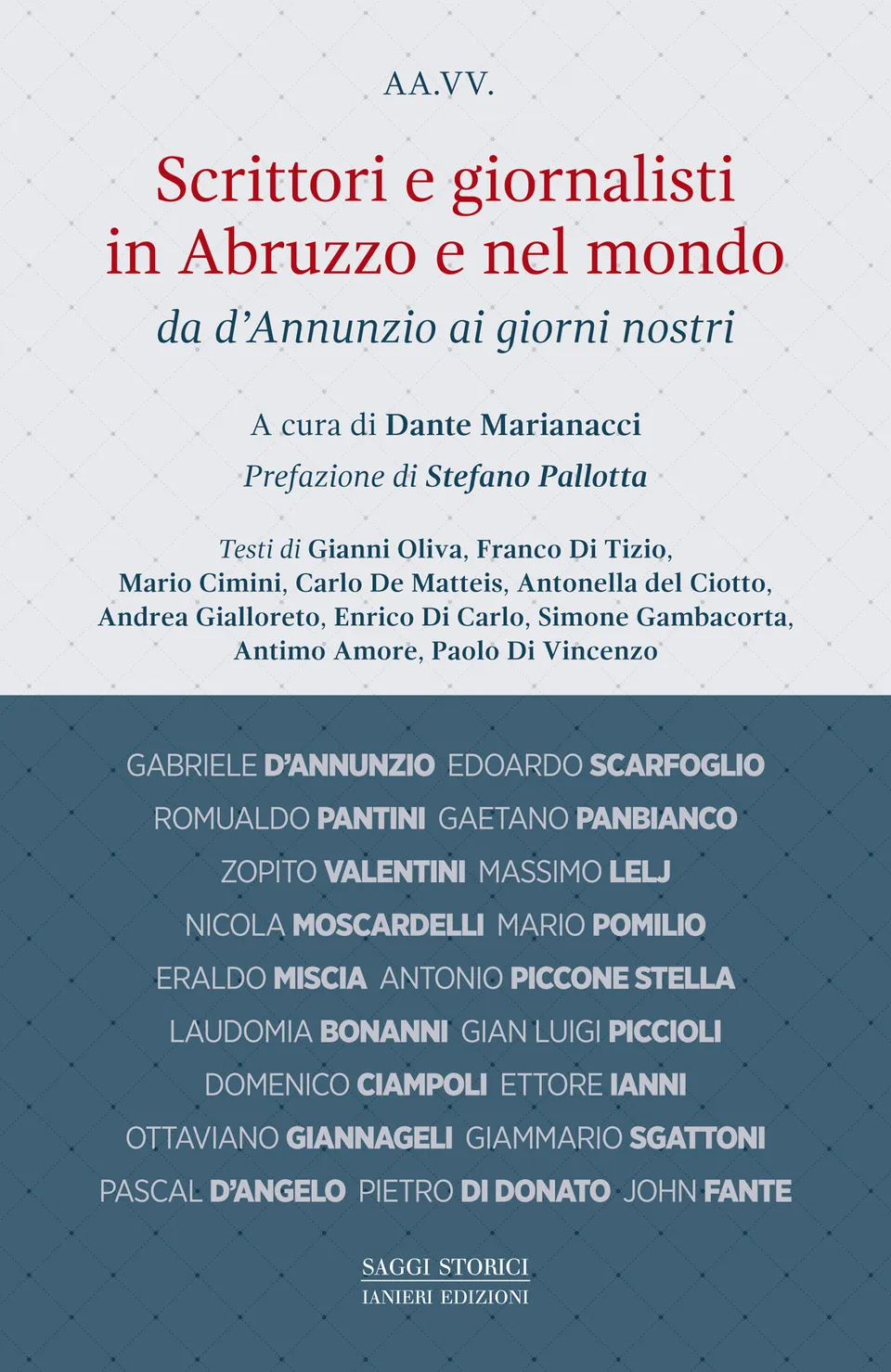 Ianieri Saggistica Scrittori e giornalisti in Abruzzo saggio