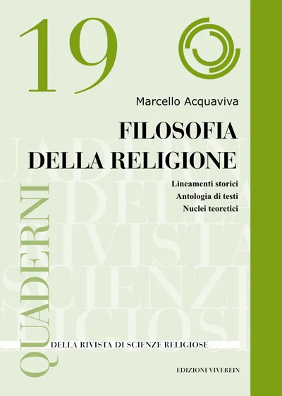 Viverein Edizioni Intellectus Fidei Filosofia della religione libro manuale