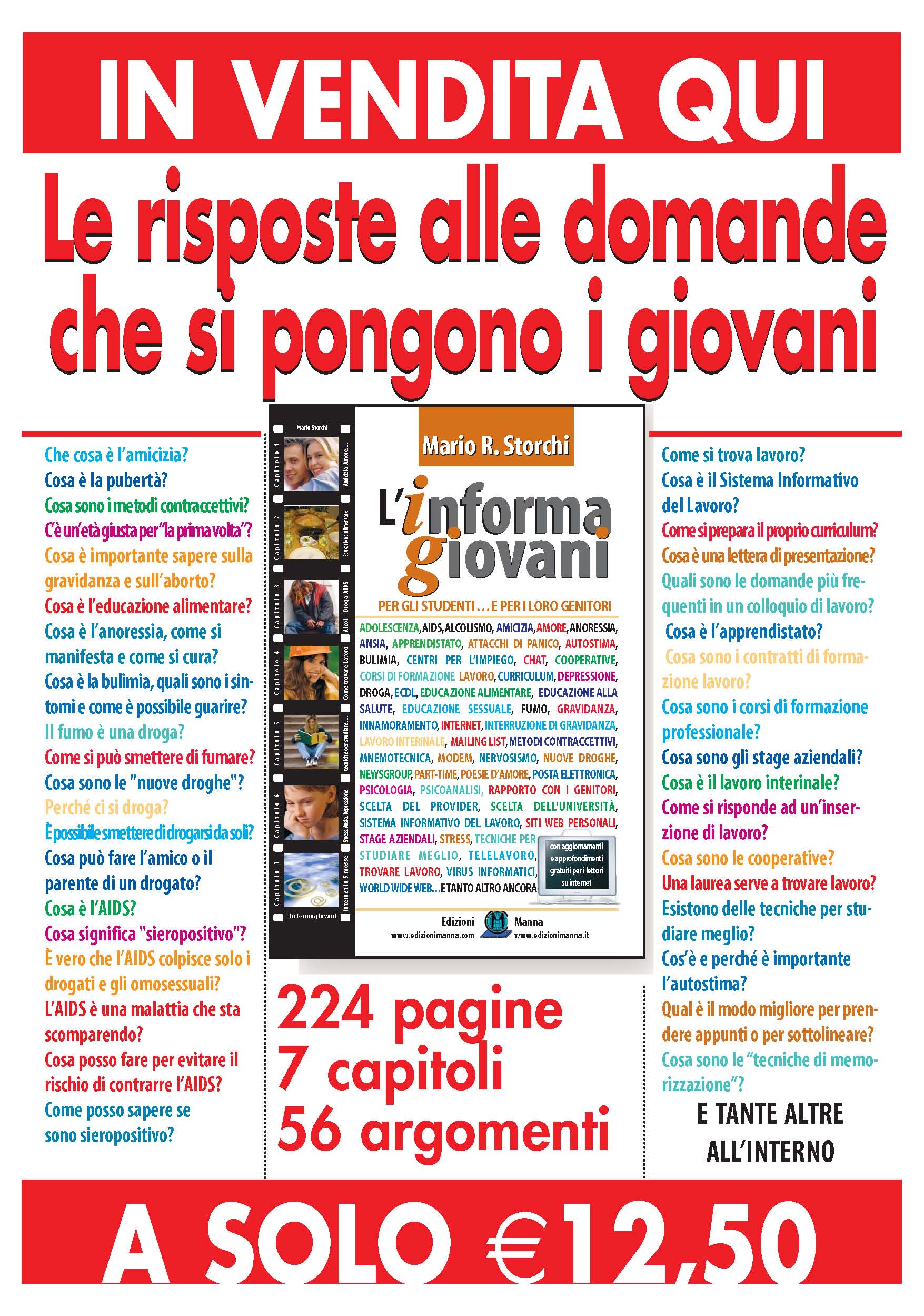 Manna Edizioni L’Informa Giovani saggio ragazzi scuola media