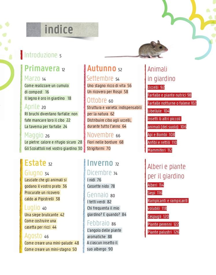 Ricca Editore Giardinaggio per animali libro giardino faunistico