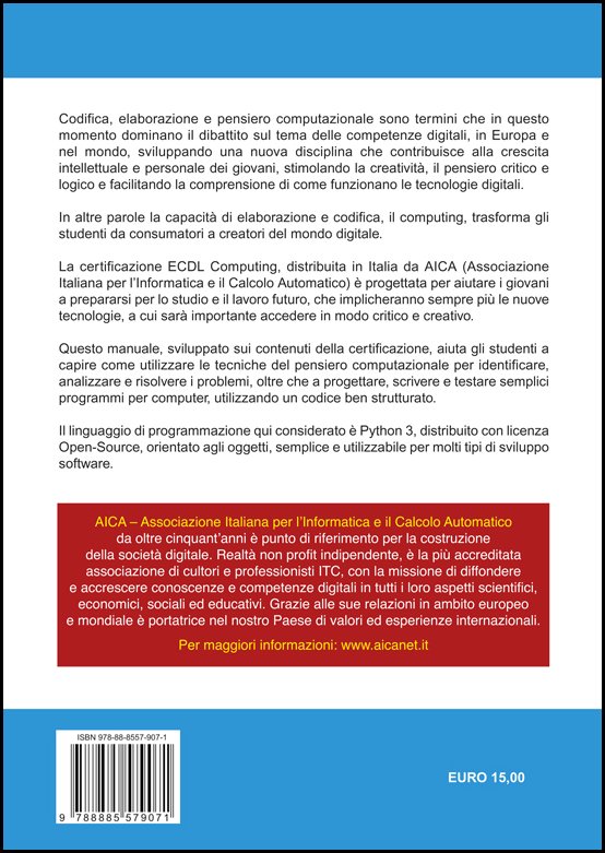 Manna Edizioni ECDL Computing Manuale studente Python 3