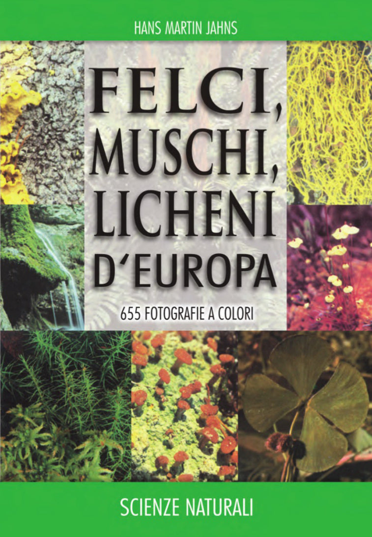 Ricca Editore Botanica Felci, muschi e licheni d'Europa guida campo