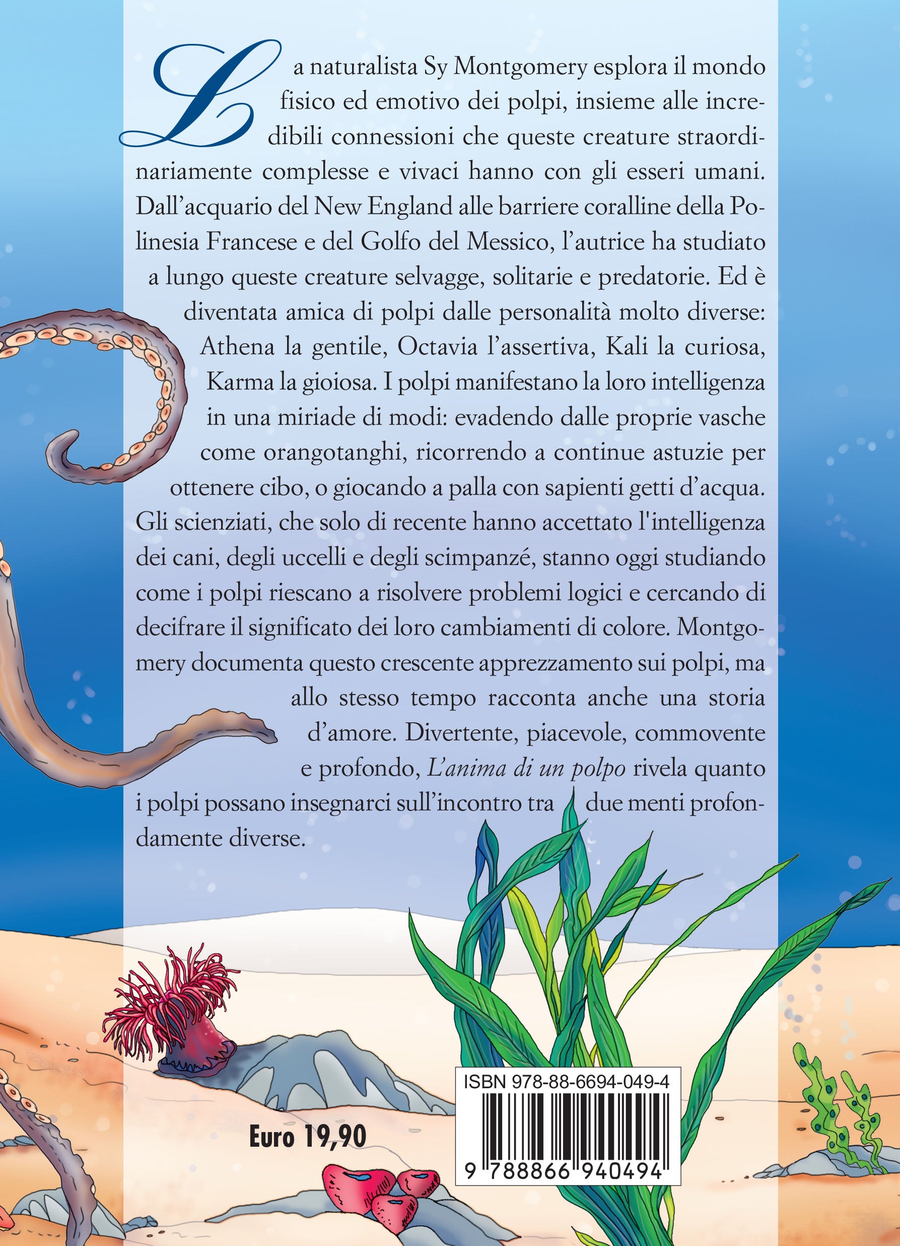 Ricca Editore Mare L'anima di un polpo libro saggio coscienza