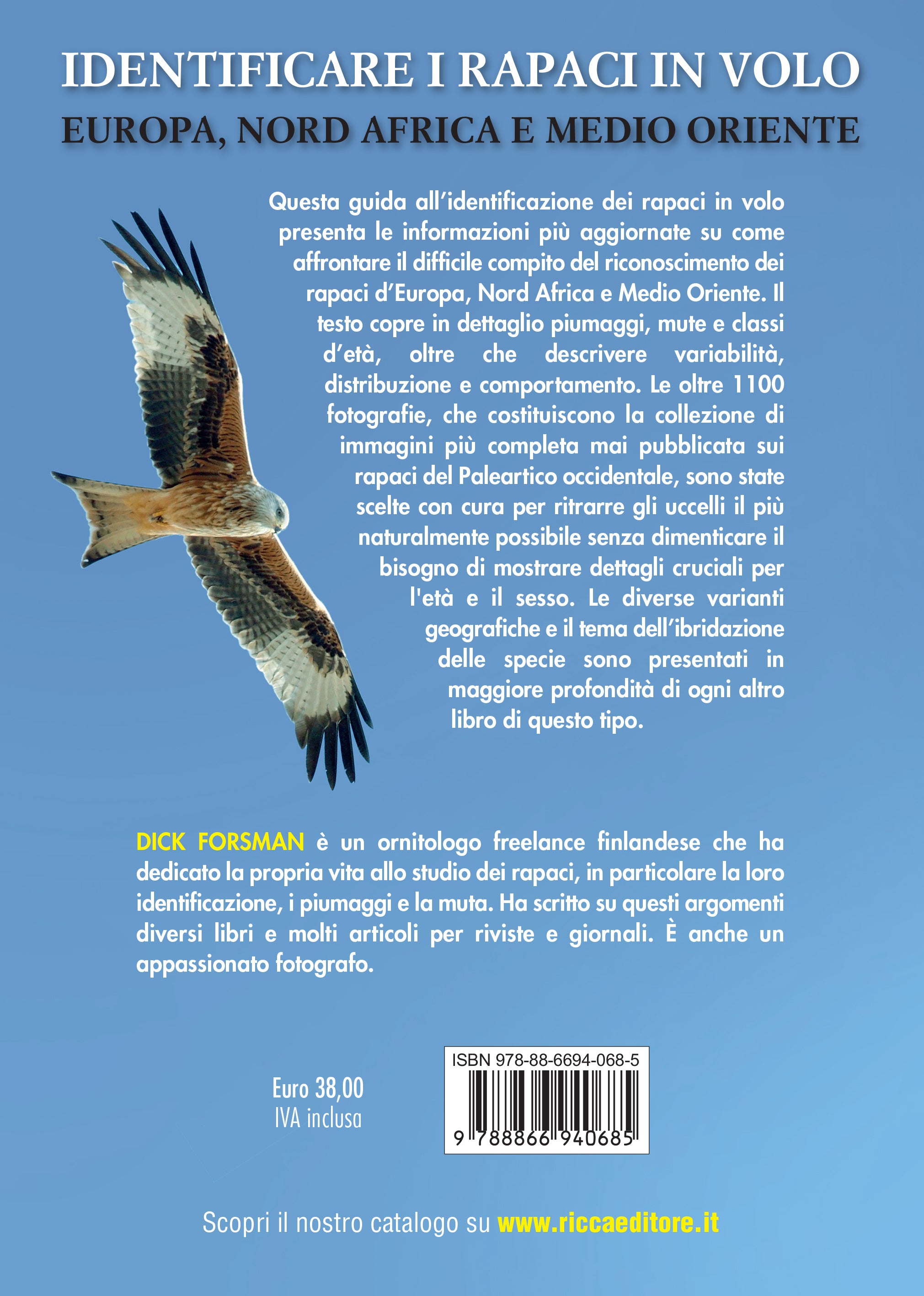 Ricca Editore Birdwatching Identificare rapaci in volo guida foto
