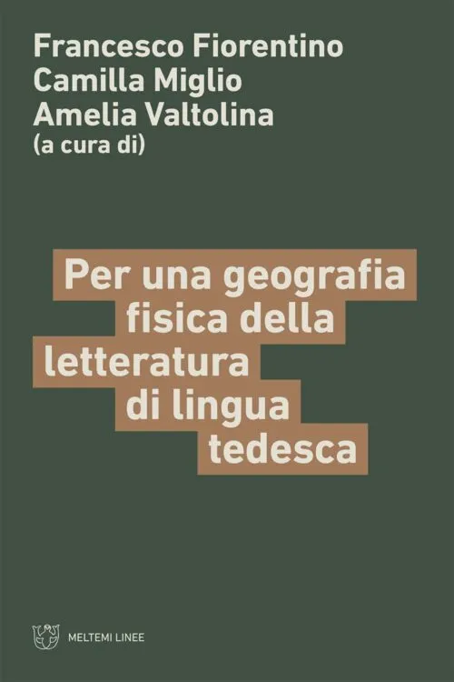 Meltemi Linee Geografia fisica letteratura tedesca libro