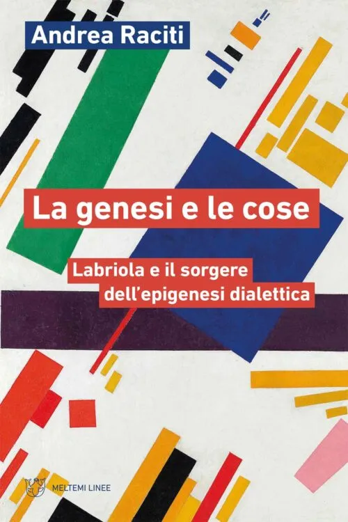 Meltemi Linee La genesi e le cose libro filosofia