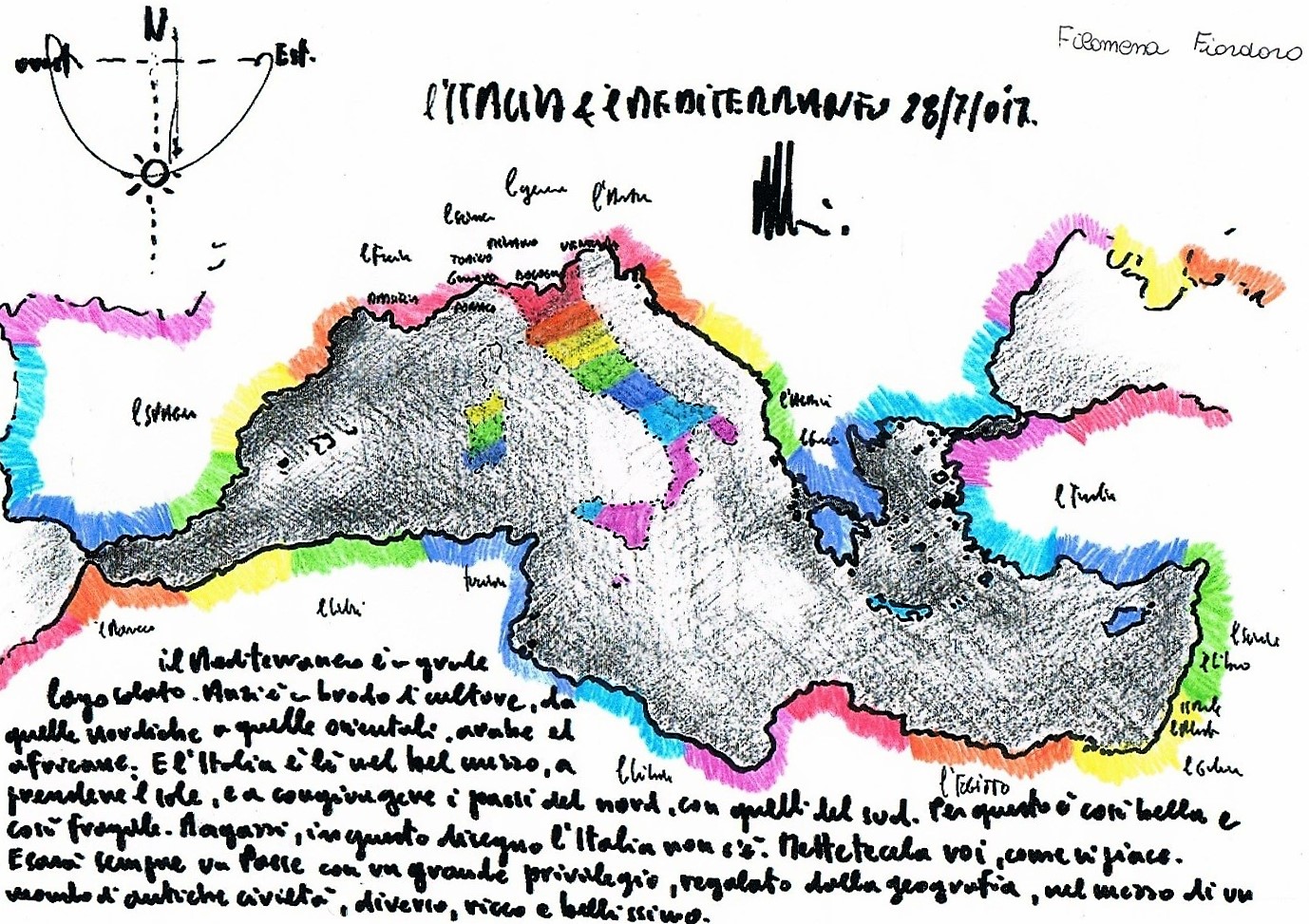 Manna Edizioni Scolastica Sull'Europa libro Erri De Luca