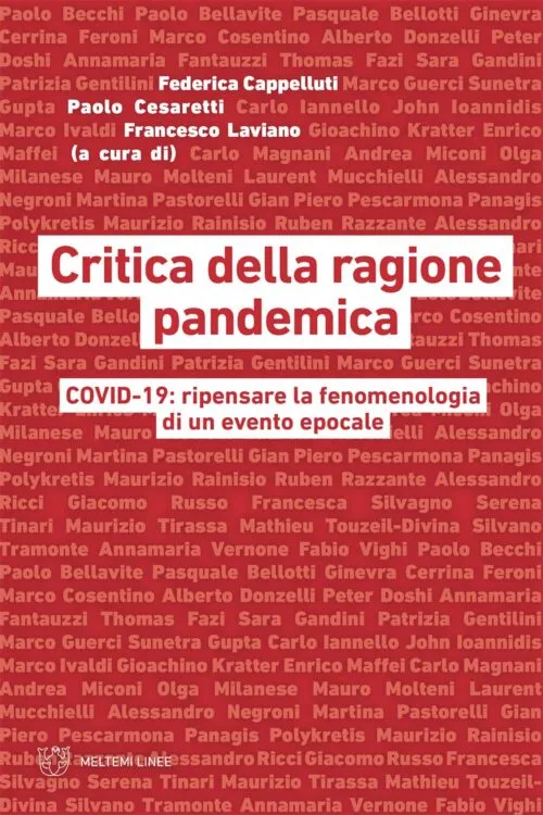 Meltemi Linee Critica della ragione pandemica libro