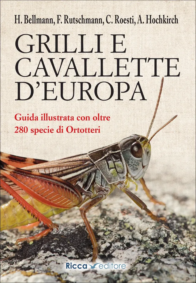 Ricca Editore Insetti Grilli e cavallette d'Europa libro 280 specie