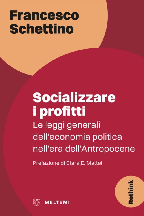 Meltemi Rethink Socializzare i profitti libro economia