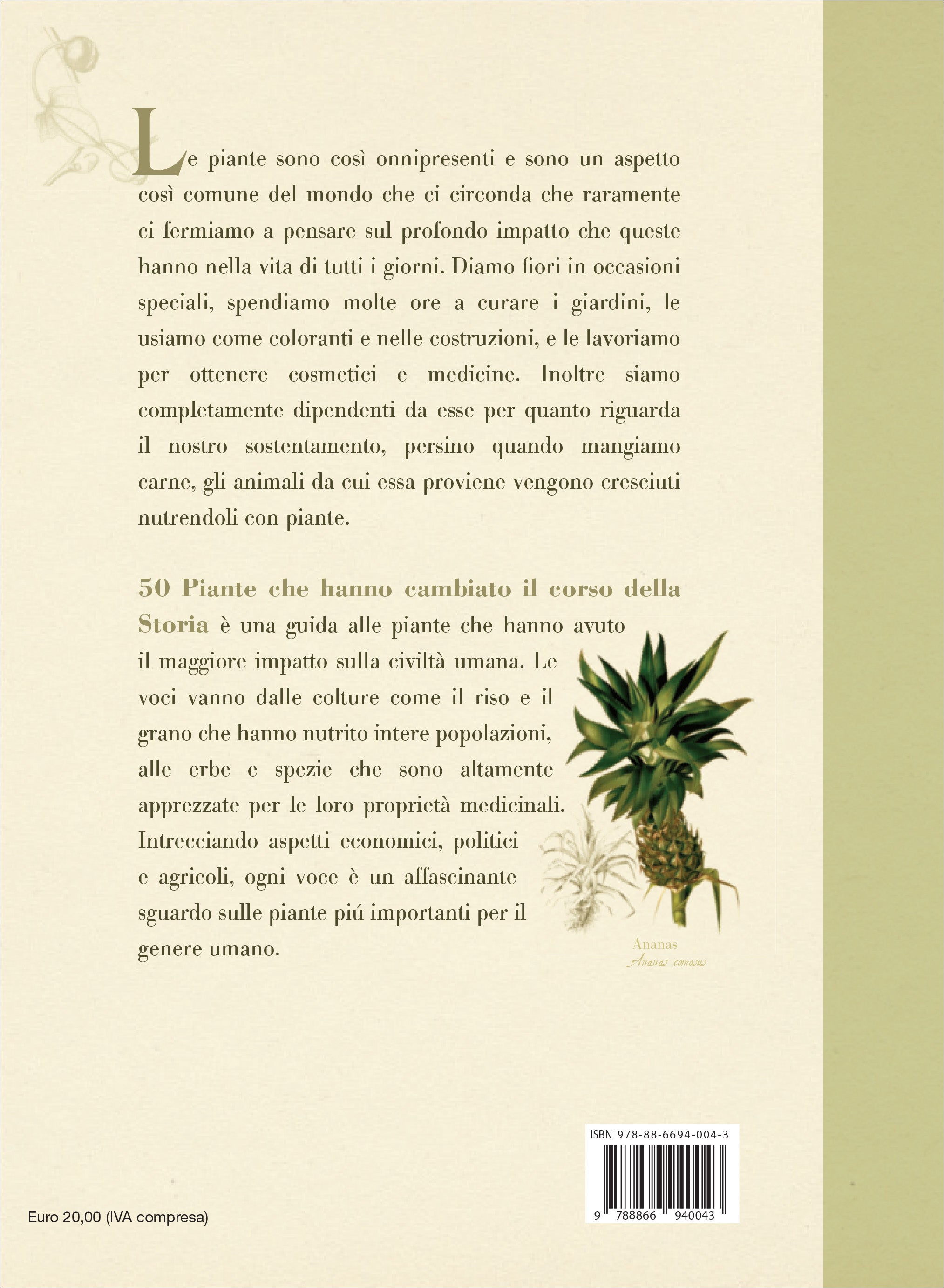 Ricca Storia e Natura 50 piante che hanno cambiato storia libro